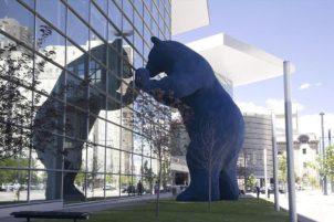 Big Blue Bear in Denver